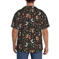 thumbnail image 3 of Gukieu Cute Deer Print Men's Short-sleeved Shirts, Button-down Pocket Shirts, T-shirts, Beach Vacation Travel Summer Clothing-3X-Large, 3 of 5