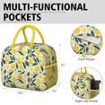 thumbnail image 6 of Lunch Bag Lunch Box for Women Reusable Insulated Lunch Bags,Water-Resistant Lemon Fruit Cooler Lunch Tote Bag, Large Capacity for Work Travel Picnic, 6 of 6