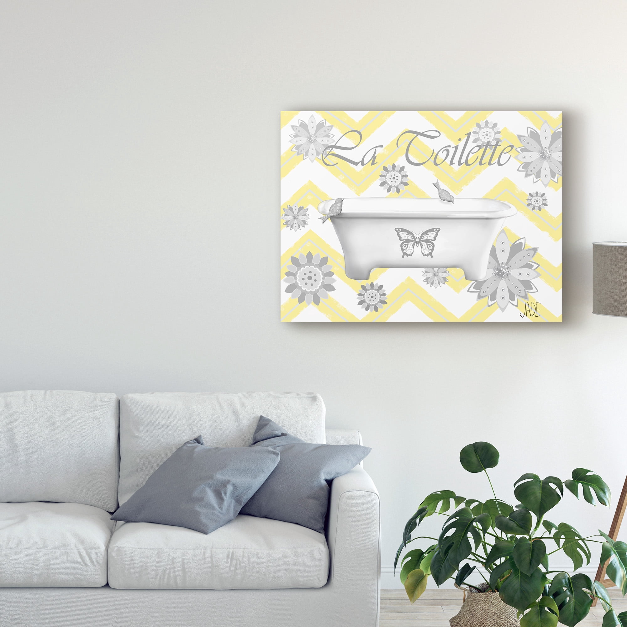 Trademark Fine Art 'Le Bain II' Canvas Art by Jade Reynolds