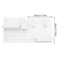 thumbnail image 2 of OFFIGAM 1 Set Pegboard with Hooks White Plastic Wall Mounting for Kitchen Use, 2 of 8