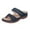 Black, variant on Jsaierl Womens Orthopedic Sandals Casual Summer Open Toe Sandals Comfy Arch Support Sandals Walking Breathable Sandal Size 7.5