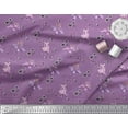 thumbnail image 2 of Soimoi Polyester Crepe Fabric Check,Spider & Bat Kids Print Fabric by The Yard 52 Inch Wide, 2 of 3