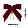 thumbnail image 2 of IPEWLEX 12pcs Velvet Christmas Bow Decorations, Reusable Holiday Bows for Gift Wrapping, Christmas Trees, Gift Boxes, Balloons, Wreaths, Home Decor and Party Celebrations, 2 of 7