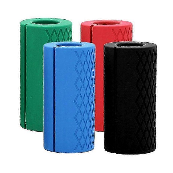 Silicone Thick Fat Dumbell/Barbell Grips Home Gym Arm Wrap Bar Dumbbell Grip for Weight Lifting