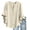 Yellow, variant on cocolona Womens Button Down Linen Shirts Summer Ruffle 3/4 Sleeve Loose Tops Dressy Casual Blouses