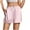 Pink, variant on Taqqpue Womens Silk Satin Pajama Shorts Casual Loose Sleep Shorts striped Summer Lounge Sleep Shorts Soft Comfy Sleepwear Loungewear