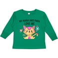 thumbnail image 3 of Inktastic My Nana and Papa Love Me with Cute Kitten and Flowers Boys or Girls Long Sleeve Toddler T-Shirt, 3 of 5