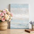thumbnail image 2 of Canvas Wall Art, Blue Beige Farmhouse Framed Canvas Prints for Living Room Dining Room, Vintage Wooden Striped Extra Large Gallery Wrapped Wall Decor for Home Office, Gifts, 22"x28" Ship Next Day, 2 of 9