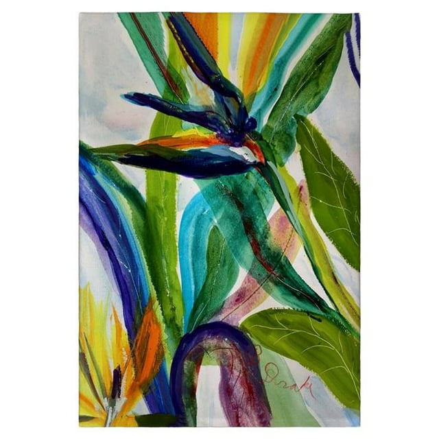 Betsydrake GT1162 Serviette d'Invité 20 x 20 Po. Teal Paradise II