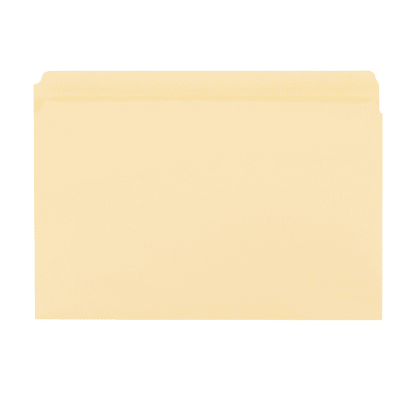 Office Depot Straight Cut Manila File Folders, 3/4in. Expansion, Letter