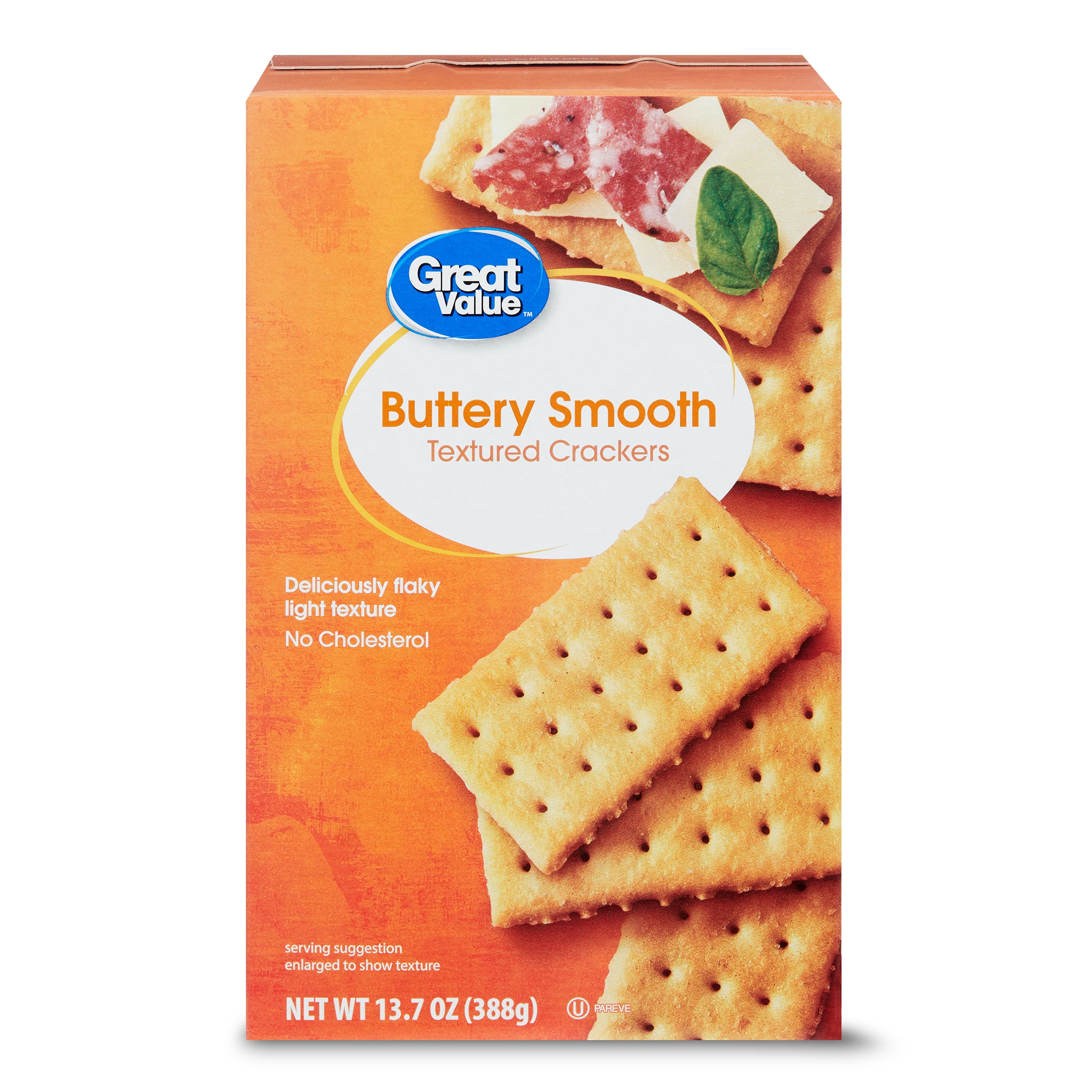 Great Value Buttery Smooth Club Crackers, 13.7 oz