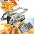 thumbnail image 2 of Heavy Duty Potato Slicer, French Fry Cutter, Stainless Steel Potato Chopper Set with 36|64 hole potato fries cutter Blades for Sweet Potato, Cucumbers, Carrot, Yam, 2 of 4