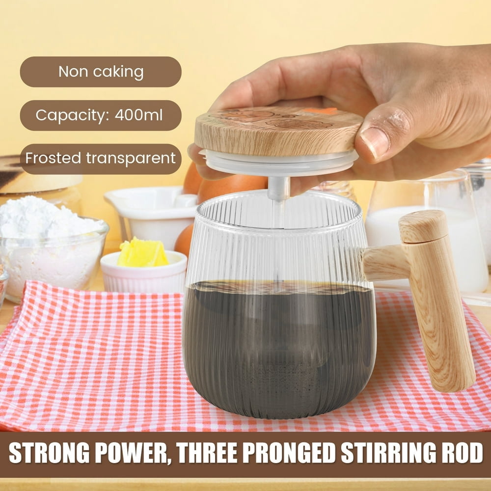 Tasse à Mélanger Automatique électrique 350 Ml - IPX6 étanche, Rechargeable, Pour Shakes, Café, Protéines En Déplacement - 12