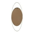 thumbnail image 6 of CosmoLiving by Cosmopolitan 16" x 42" Gold Oval Wall Mirror, 6 of 7