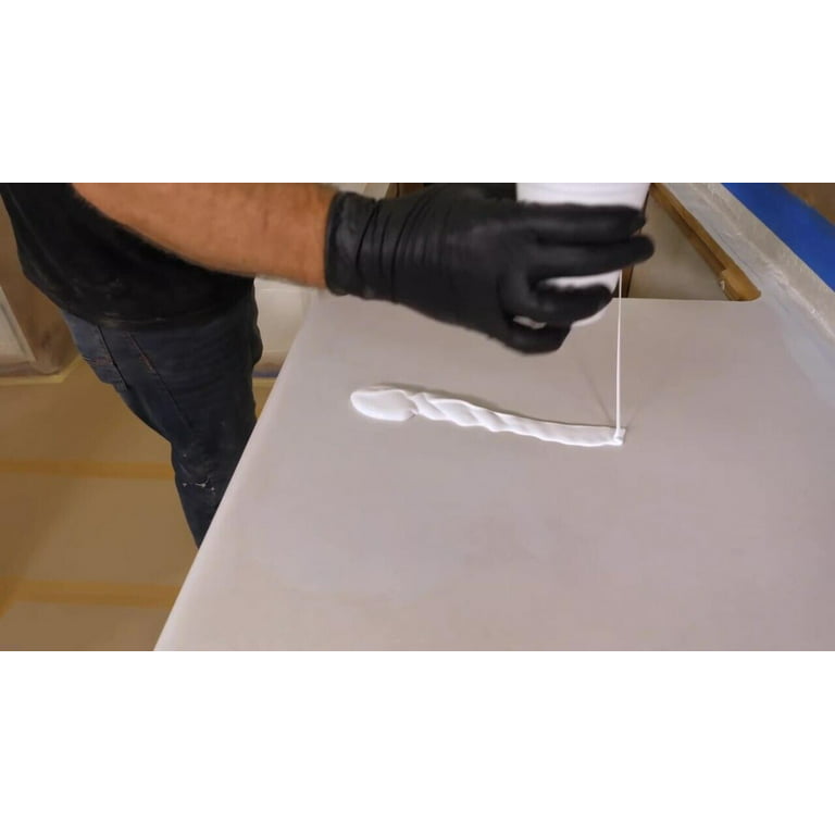 Stone Coat Countertops White Epoxy Undercoat – Epoxy Paint and Primer Mix  for Coating MDF, Plywood, and Porous Materials! Great for DIY Countertop