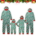 thumbnail image 4 of Baikeli Pyjamas de Noël pour la Famille 2024 - Pyjamas de Noël en Famille Xmas des Fêtes, Hauts Rouges à Imprimé Mignon + Pantalons Longs à Carreaux, Tenue d'Intérieur, 4 of 4