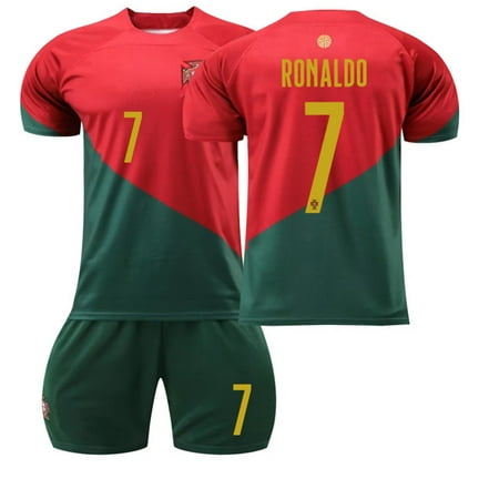 Mens/Kids 2022 Soccer World Cup Portugal Fans #7 Jerseys Football Team Shirts