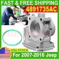 thumbnail image 3 of Throttle Body For Dodge Avenger Caliber Journey Chrysler 200 Jeep Compass 2.4L, 3 of 5
