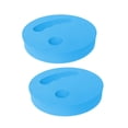thumbnail image 4 of 2 piezas Discos de ejercicio de agua Discos de espuma EVA Fácil de contener los discos de natación de la mano Resistencia submarina para principiantes Azul, 4 of 8