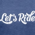thumbnail image 3 of CafePress - Let's Ride Women's Deluxe T Shirt - Womens Tri-blend T-Shirt, 3 of 4