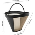 thumbnail image 3 of Panier-filtre à Café Réutilisable #4 en Forme de Cône pour Cafetières Cuisinart Accessoires de Café Cuisinart - 1 Paquet Remplacement Permanent pour Cafetières Cuisinart, 3 of 5
