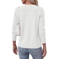 thumbnail image 3 of BTFBM Cardigan Sweaters for Wome Fall Clothes Long Sleeve Button Down Open Front Soft Knit Lightweight Sweater, 3 of 7