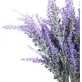 thumbnail image 2 of ZOELNIC Ave Artificial Lavender Flowers Fake Plants with Faux Plastic Wedding Bouquet for Table Centerpieces Home Kitchen Garden Farmhouse Decor 4Pcs Purple, 2 of 7