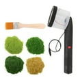 thumbnail image 1 of TFixol Poignée Antidérapante Mini Statique pour Herbe Flocking Applicator avec 4 Couleurs de Poudres de Gazon pour Modélisation de Paysage DIY Table de Sable, 1 of 7