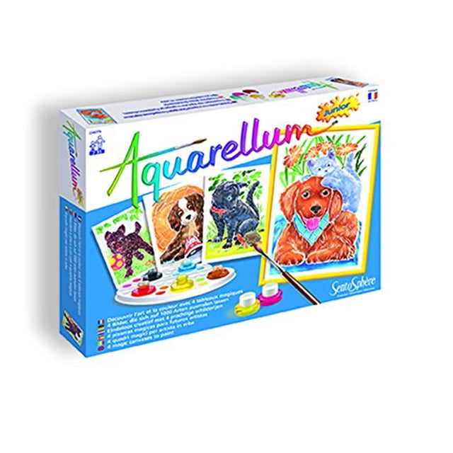 Sentosphère 3900698 "Aquarellum Junior Dogs Ensemble de Peinture