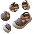 thumbnail image 6 of TSHXS Little Girls Sandals Toddler Flower Girl Shoes Sandals Summer Flat Breathable Waterproof Shoes For Girl Beach For Toddler Little Kid Big Kids Brown 3-3.5 Years, 6 of 6