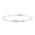 thumbnail image 1 of Engravable Bar Bracelet with Birthstone, 1 of 7