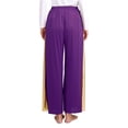 thumbnail image 6 of Kaerm Women Liturgical Praise Dance Outfit Metallic Gold Color Block Praise Dance Tunic with Pants Purple XXL, 6 of 7