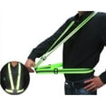 thumbnail image 2 of 1pc Adjustable High Visibility Safety Reflective Stripes Running Cycling Night Vest Belts, 2 of 5