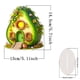 thumbnail image 3 of Cabaña de aguacate Kojanyu 2D para el hogar,sala de estar,entrada,decoración de escritorio,regalo,adorno de escritorio peculiar y lindo para el hogar y la oficina, 3 of 7