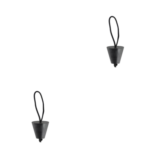 Kenally Kit de tapones para colador de Kayak, mano de obra fina multicolor, accesorios mejorados, escurridor de agujeros ligeros, negro Negro 2piezas