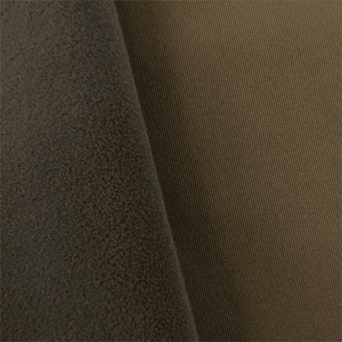 Cedar Brown Waterproof Soft Shell Fleece, Fabric By the Yard
