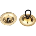 thumbnail image 3 of 2pcs Finger Cymbals Belly Dancing Gold Musical Instrument, 3 of 5
