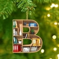 thumbnail image 4 of Nilvkv 26 Letters Christmas Tree Decoration Pendant Christmas Tree Ornaments Personalized DIY Christmas Ornaments Christmas Decoration Xmas Tree Hanging Decor, 4 of 6