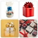 thumbnail image 5 of 20 piezas 8" Lazos de regalo grandes con brillo para envolver regalos para Navidad, flores, cumpleaños, bodas, coche, dorado, 5 of 6