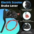 thumbnail image 3 of Universal Left Brake Handle Lever & Cable – Aluminum Alloy Replacement for GOTRAX GXL V2/Apex Pro XL/Rival XR Elite E-Scooter, Electric Scooter Part Replacement Accessories$$Sport & Recreation Other, 3 of 5