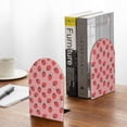 thumbnail image 5 of Lsque Strawberries Printed Wood Bookends,Non-Skid Bookend for Shelves,Heavy Duty Support Bookends,Non-Slip Foam Pads for Office, Home, and Library,1 Pair, 5 of 8