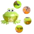 thumbnail image 3 of Máquina de burbujas para baño de bebé, bañera, rana, fabricante automático de burbujas, juguetes sopladores con 12 canciones musicales, 3 of 9