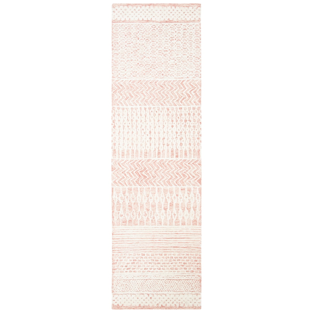 SAFAVIEH Glamour Andreas Geometric Area Rug, Light Pink/Ivory, 8' x 10'
