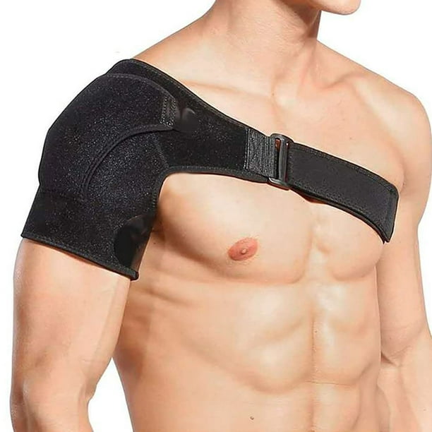 Relax Melodies Shoulder Brace Support and Compression Sleeve for Torn Rotator  Cuff, AC Joint Pain Relief, Shoulder Stability Strap with Ice Pack Pocket,  Fits Left and Right Arm for Men & Women 