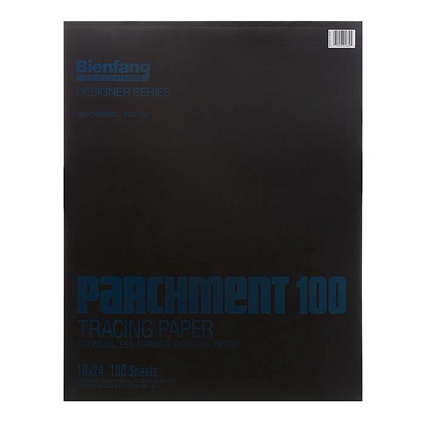 Bienfang Parchment 100 Tracing Paper Pad - 19" x 24", 100 Sheets