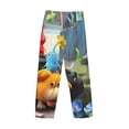 thumbnail image 3 of Lsque Pikmin Print Men's Pajama Pants, Lounge Pant - Comfortable Home Wear,Elastic Waistband, Stylish Design-XX-Large, 3 of 9