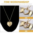 thumbnail image 3 of Shisuyan Custom Picture Necklace Golden Alloy 1Pcs Heart Shaped Gift For Fiancées, 3 of 9