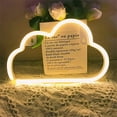 thumbnail image 1 of Letreros de luz de nube de neón, luces de noche de nube LED, luces decorativas para regalo de niños, pared, fiesta de cumpleaños, Navidad, boda (blanco cálido), 1 of 5