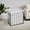 Cream White, variant on Cream White Laundry Hamper - 29 Gal. (110L) Laundry Basket with Collapsible Design. Features a Removable and Washable Liner, Metal Wire Frame