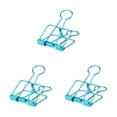 thumbnail image 3 of stanreset 1/2/3 20 Pieces Metal Paper Clip Anti-rust Unfading Solid Color Replacement Home Office File Examination Papers Clips Blue 19mm 3PCS, 3 of 6